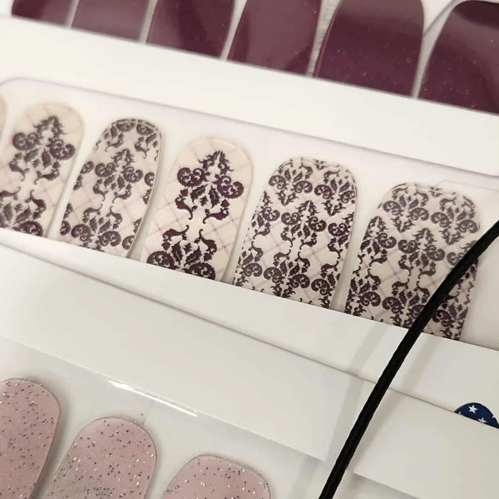Color Street Purple Press On Nail Design - Picture 2 of 5